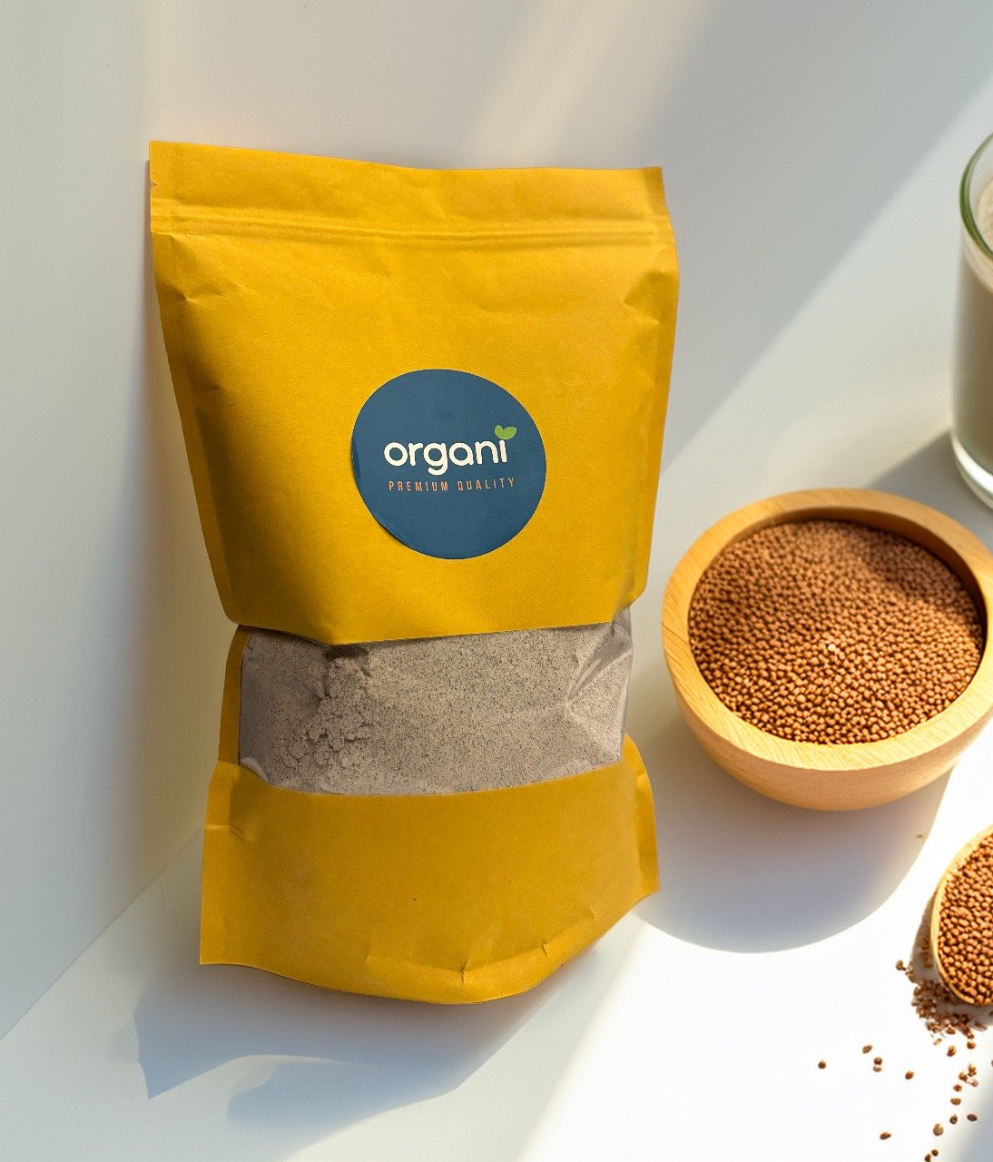 Natural Ragi Flour 1KG – Gluten Free | Calcium Rich | Healthy Atta