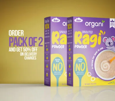 Sprouted Ragi Powder (Pack of 2)