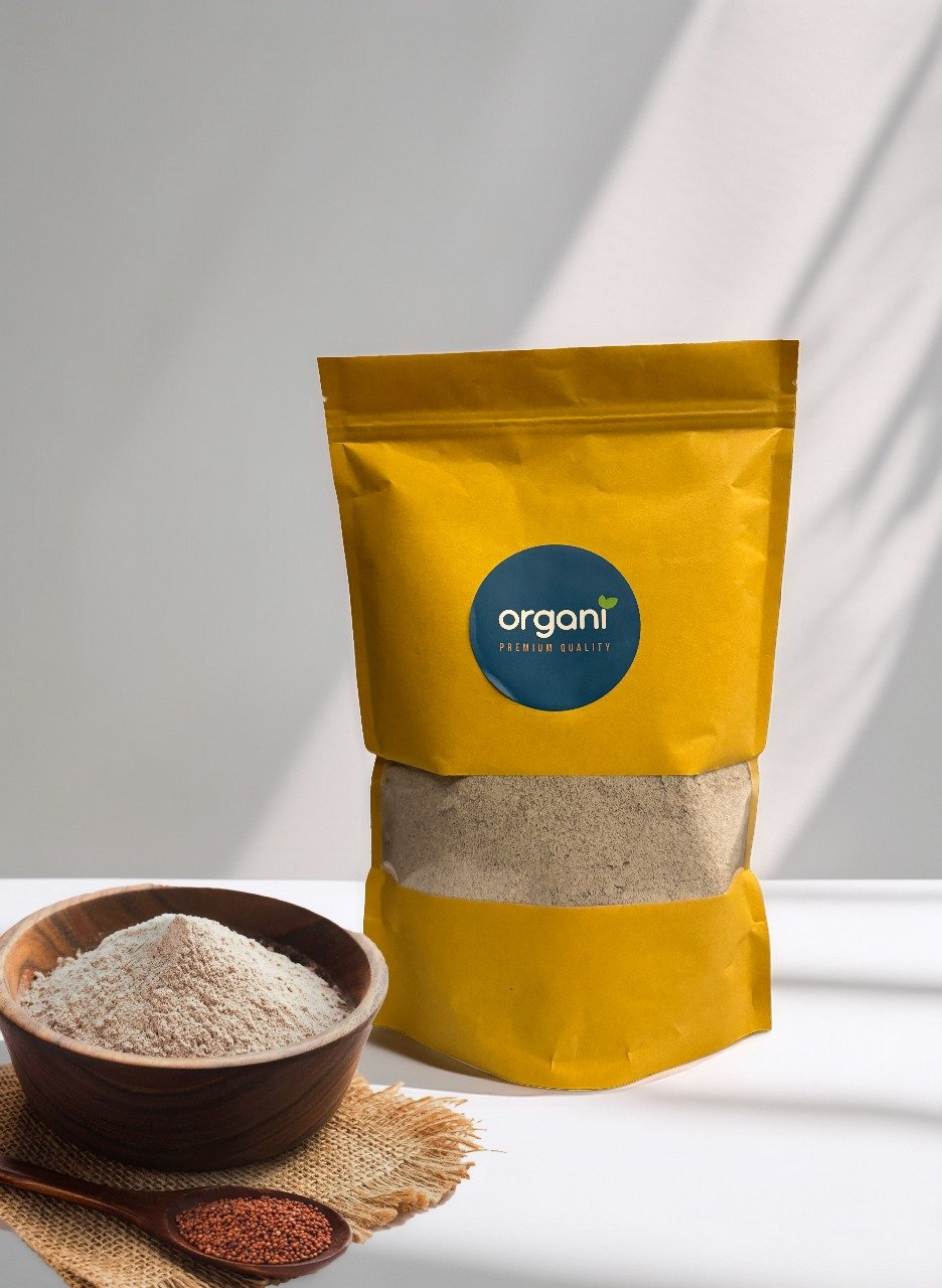Natural Ragi Flour 1KG – Gluten Free | Calcium Rich | Healthy Atta