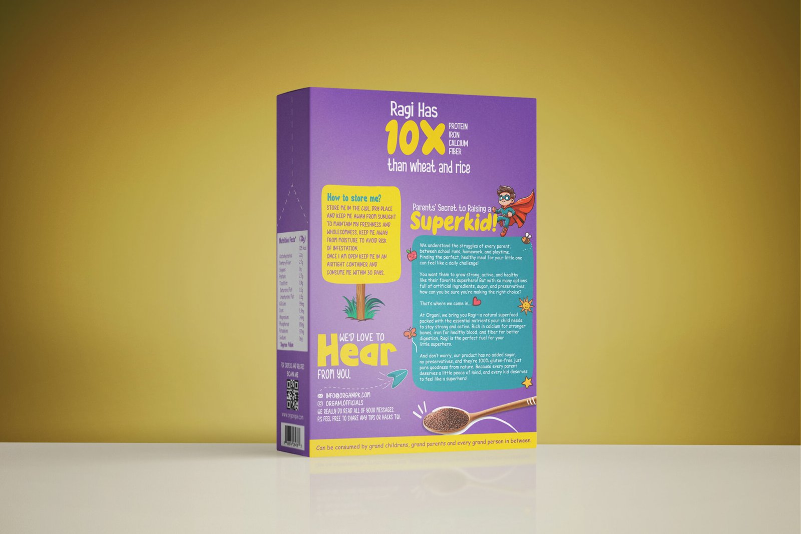 Sprouted Ragi Powder (Pack of 2)