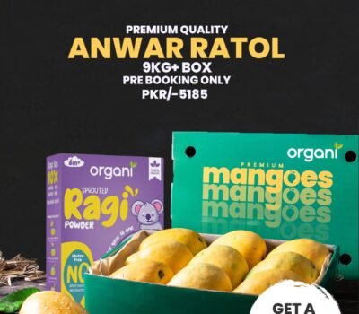 Fresh Organic Anwar Ratol Mangoes with Free Ragi Pack – Pre-Orders Only