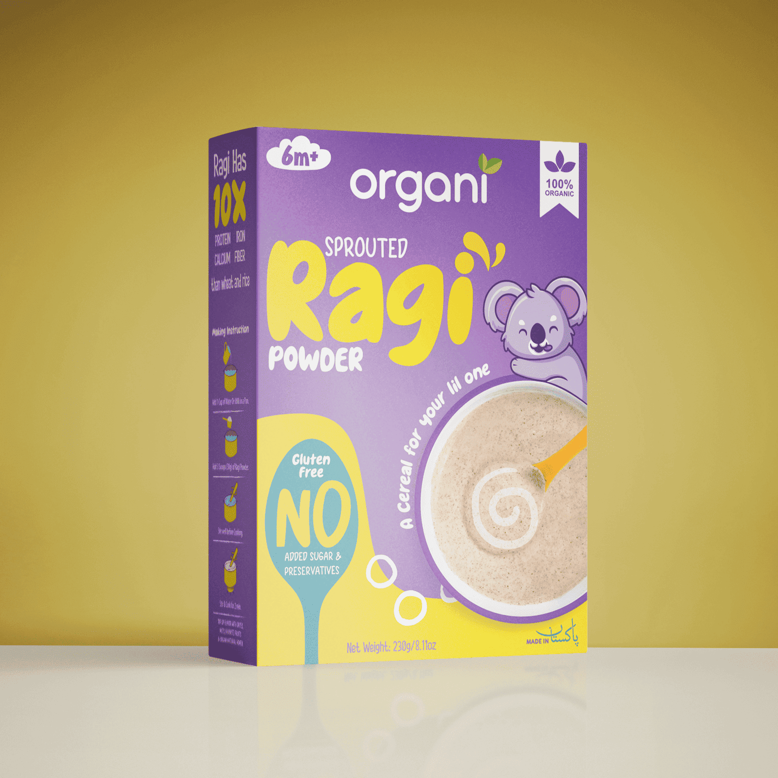 Sprouted Ragi Powder